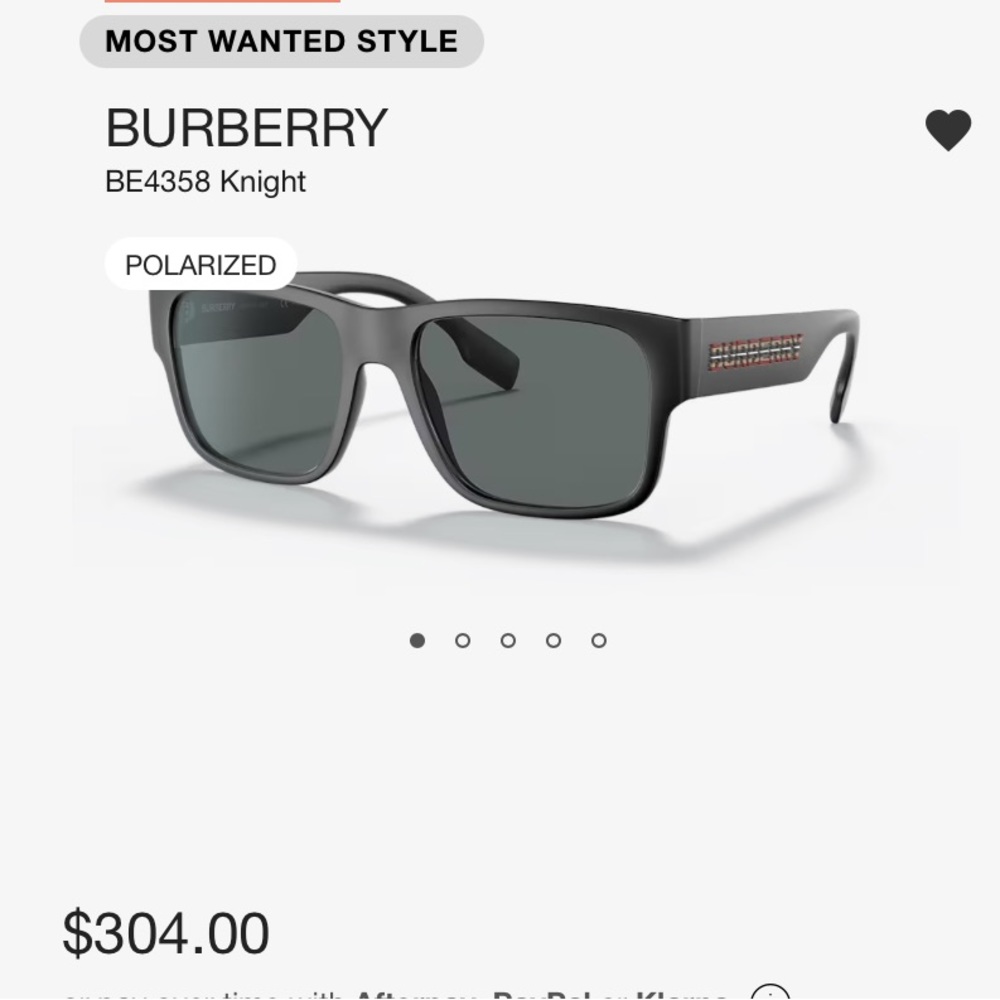 Burberry knight polarized, sunglasses